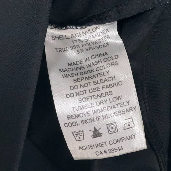 Footjoy Performance 1/2 Zip Pullover in Black Cobranded Men's Large Santa Ana GC - Picture 9 of 9